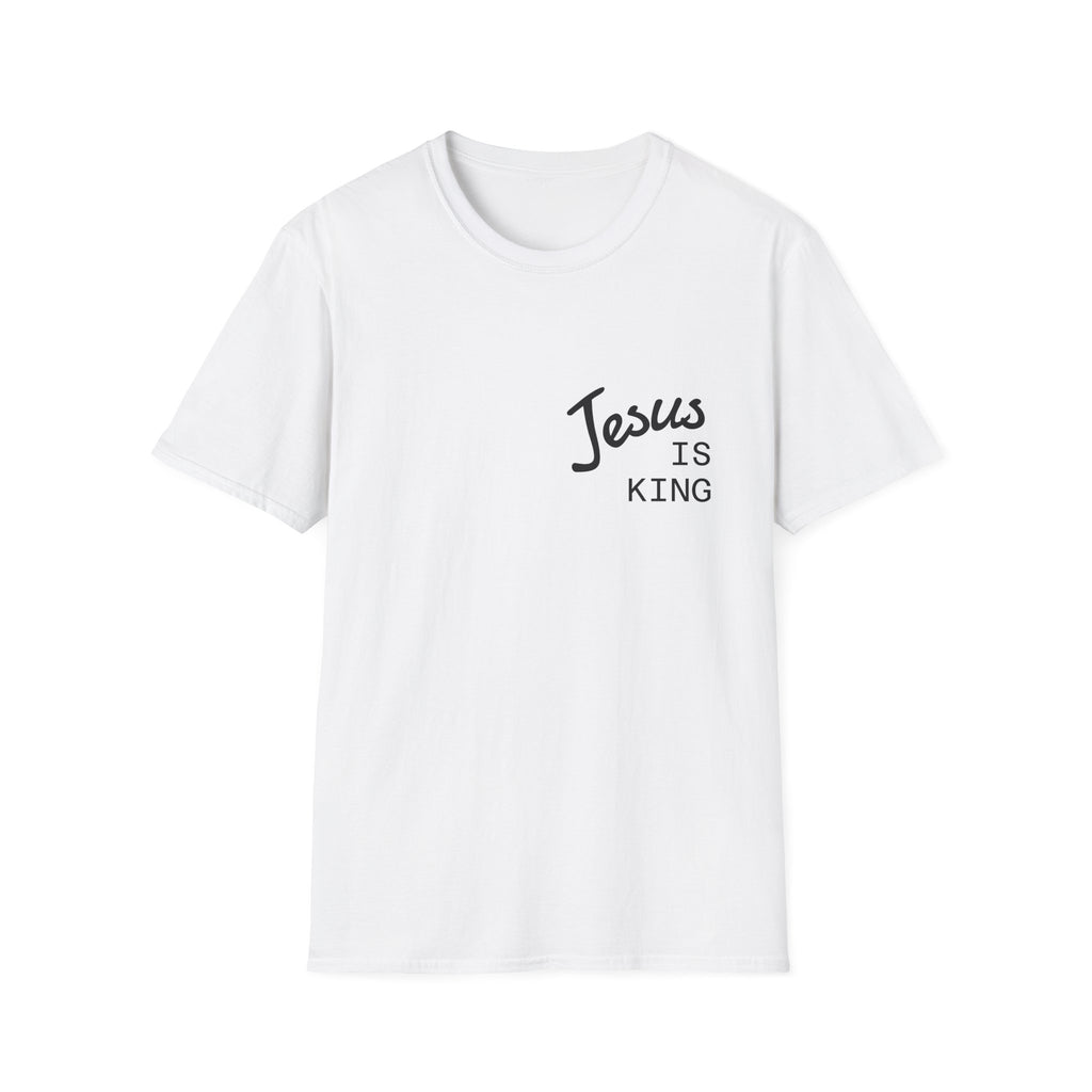 Jesus Is King Cross T-Shirt — Christian Faith Tee for Worship & Easter