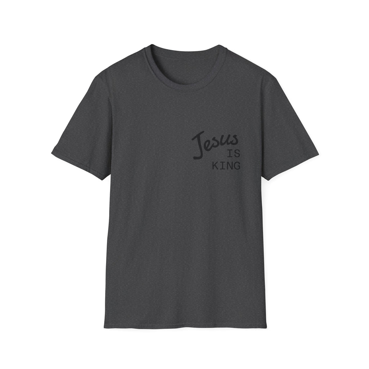 Jesus Is King Cross T-Shirt — Christian Faith Tee for Worship & Easter
